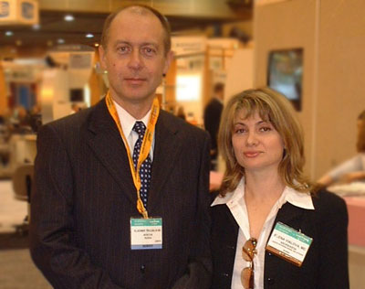  проф. В.Н.Трубилин и E.Vyalova M.D., Новый Орлеан 2004г. 